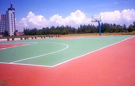 環氧地坪施工公司講下什么地坪漆適合球場施工？
